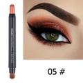 Detailed view of dual-ended waterproof eyeshadow stick in shade 05 with eye makeup effect - 05 Bronze