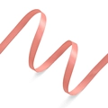 Salmon pink satin ribbon 1cm wide for DIY cake baking and elegant flower bouquet decor - 1CM Single Sided Satin Ribbon [Lotus Pink] 80 Yards