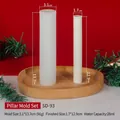 Silikonform für stapelbare Weihnachts-Schneemänner mit detaillierten Größenangaben - Stapelbare Säule SD-93