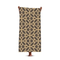 Floreale Geometrico Marrone Oro (Stile 2)