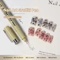 Detail van nail art pennen met 0,25 mm tot 0,4 mm punten en handgetekende patronen - #01 (0.25mm)