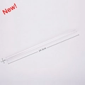 Reusable transparent 24.5cm Tritan straw with 1.2cm diameter for bubble tea mugs - Transparent Beveled Straw / 1.2*24.5cm