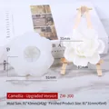 3D Kamelienblüten Silikonform für handgefertigte Duftkerzen und Seifendekorationen - Kamelie ZW-300