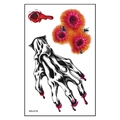 Halloween temporary tattoo stickers with bloody hand, spider wounds and scars, model WS-K18 - WS-K18