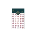 Stickers ongles 3D bohème TS-987 avec motifs mandalas rouges et bleus en relief - TS-987 Bohème Chaud - Relief