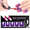 Adesivi viola a forma di U per proteggere le cuticole dalle sbavature dello smalto - Viola