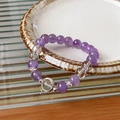 24# Amethyst Bracelet-8mm