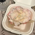 Pink gradient floral hair clip with pearl center in a cream plastic base design - Peony Pearl Claw Clip