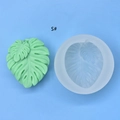 Monstera leaf silicone mold for DIY cake mousse chocolate with textured finish - Monstera Leaf Style (S#)