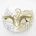 Horn Painted Gold Silver B