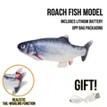Electric crucian carp pet toy with realistic scales and USB charging function - Crucian Carp (Without Catnip)