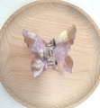 Elegant butterfly hair claw clip in gradient purple and white with pearlescent finish - 6# Butterfly
