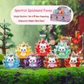 Fantasy fox figurines in colorful flowing sand resin for creative desktop decoration - M381 Magic Color Quicksand Fox Set of 6 / Random 1pc
