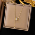 Cylindrical Pendant (AH450) / Gold