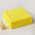 Panno in microfibra giallo per cucina e auto, morbido e assorbente, ben piegato - Giallo