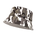 Cappello da pescatore mimetico verde con fori di ventilazione e scritta Sport - Colore 16 (Mimetico Grigio Nero)