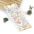 Starry sky cat stickers with gold foil details and dreamy gradient finish - Nebula Meow