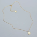 Dettaglio della collana Malocchio dorata con zirconi colorati e chiusura a molla - Argento 925 / Giallo Oro