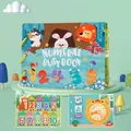 Numeral Busy Book with 10 educational themes and 4 accessory pages for kids - Style G-Early Education Learning Edition