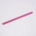 Reusable pink Tritan plastic straw with 1cm wide diameter for candy colored water bottles - 1*20cm / Fuschia