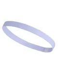 Elastic purple sports headband with anti-slip silicone grip for yoga and fitness - White