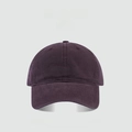 Classic deep purple cotton baseball cap with white COYENRAT embroidery for large head sizes - COYB Cap-Purple