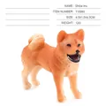 Miniature Shiba Inu dog model figurine with dimensions and weight specifications - Shiba Inu