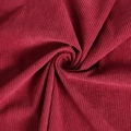 Dark red corduroy fabric for Christmas DIY apple bouquet packaging and crafts - Wine Red Velvet Fabric / 1.5*0.5m