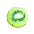 Plush kiwi fruit pet squeaky toy with realistic printed pattern and durable round shape - New Kiwi