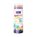 48-count erasable colored pencils set in cylindrical tube with clear lid for artists - 48 Colors Erasable Colored Pencils