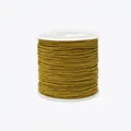 Golden yellow 0.8mm braided cord for jewelry making on a white plastic spool - Color 563 Yellow Gold