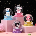 Cartoon star angel glowing crystal balls featuring Sanrio characters on resin bases - 2532# (lights + Snowflakes)