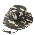 Detailansicht eines taktischen Tarn-Boonie-Hutes mit breiter Krempe und Belüftung - M (56-58cm) / US-Camouflage Stil A
