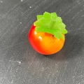 Realistic artificial mini tomato model with gradient orange-red finish for photo props - Mini Tomato