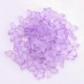 DIY 15mm butterfly crystal glass beads in transparent light purple gradient for jewelry - Crystal Purple
