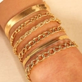 Gold - Layered Figaro Chain Style