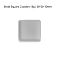 Small square silicone coaster mold for resin art, size 60x60x10mm and 18g weight - J-203 Square 60*60mm