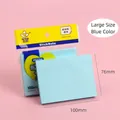 Note adesive blu 100x76mm blocco da 100 fogli per ufficio e cartoleria creativa - 76*100mm / Blu