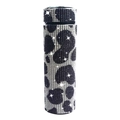 500ml Smart-Trinkflasche mit Strasssteinen, Leopardenmuster und LED-Temperatur - Schwarze Kuh