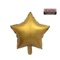 18 inch metallic gold star shaped foil balloon for wedding and party decorations - 18-inch Star Metallic Gold