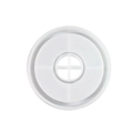 Stampo rotondo in silicone con divisore a croce per artigianato in resina e ornamenti - D3676 Stampo per vassoio portaoggetti rotondo