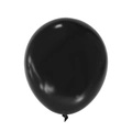 Matte black heart-shaped latex balloon for elegant wedding and party decorations - Matte Balloons (50pcs) / Matte Black