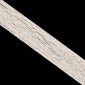 Fil de perles de nacre carrées blanc crème 2,5 mm pour bijoux de rue élégants - Coquille Reine