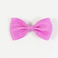 Handmade bright pink grosgrain ribbon bow hair clip for baby girls and toddlers - Single Item / Plum Purple