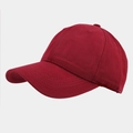 Minimalist soft-top baseball cap in classic burgundy red color with premium cotton twill fabric - Burgundy