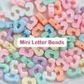 Mini macaron colorful resin alphabet beads with side holes for DIY jewelry making - Letter J / 1 Piece