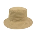 Foldable khaki sun hat with reinforced brim and quick-dry fabric for outdoor fishing - Khaki