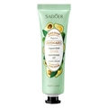 Hydraterende SADOER Avocado handcrème 30g in groene tube met levendige fruitpatronen - Avocado / 30 g