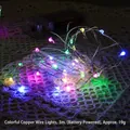 3m multi-color LED copper wire lights battery-operated version for room decoration - 3m Bubble Ball Copper Wire Light - Multicolor - Battery Powered