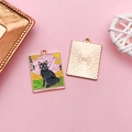 Golden tarot temperance black cat pendant charm for DIY jewelry handmade accessories - TEMPERANCE